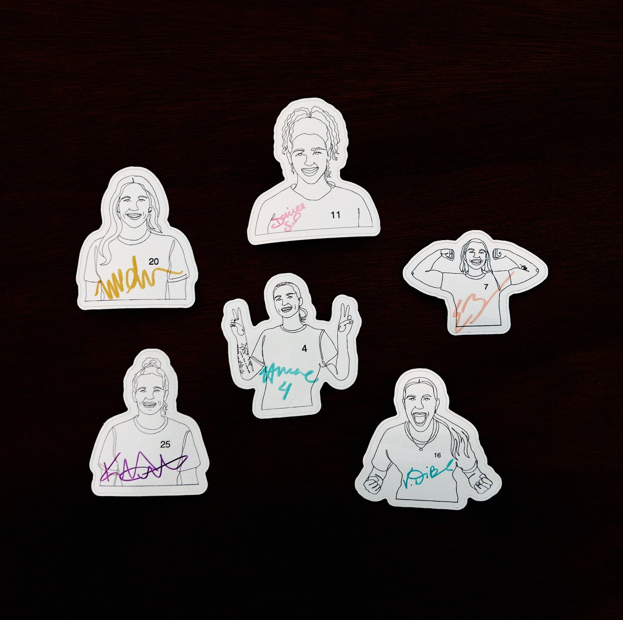 Custom Signed Sticker Pack