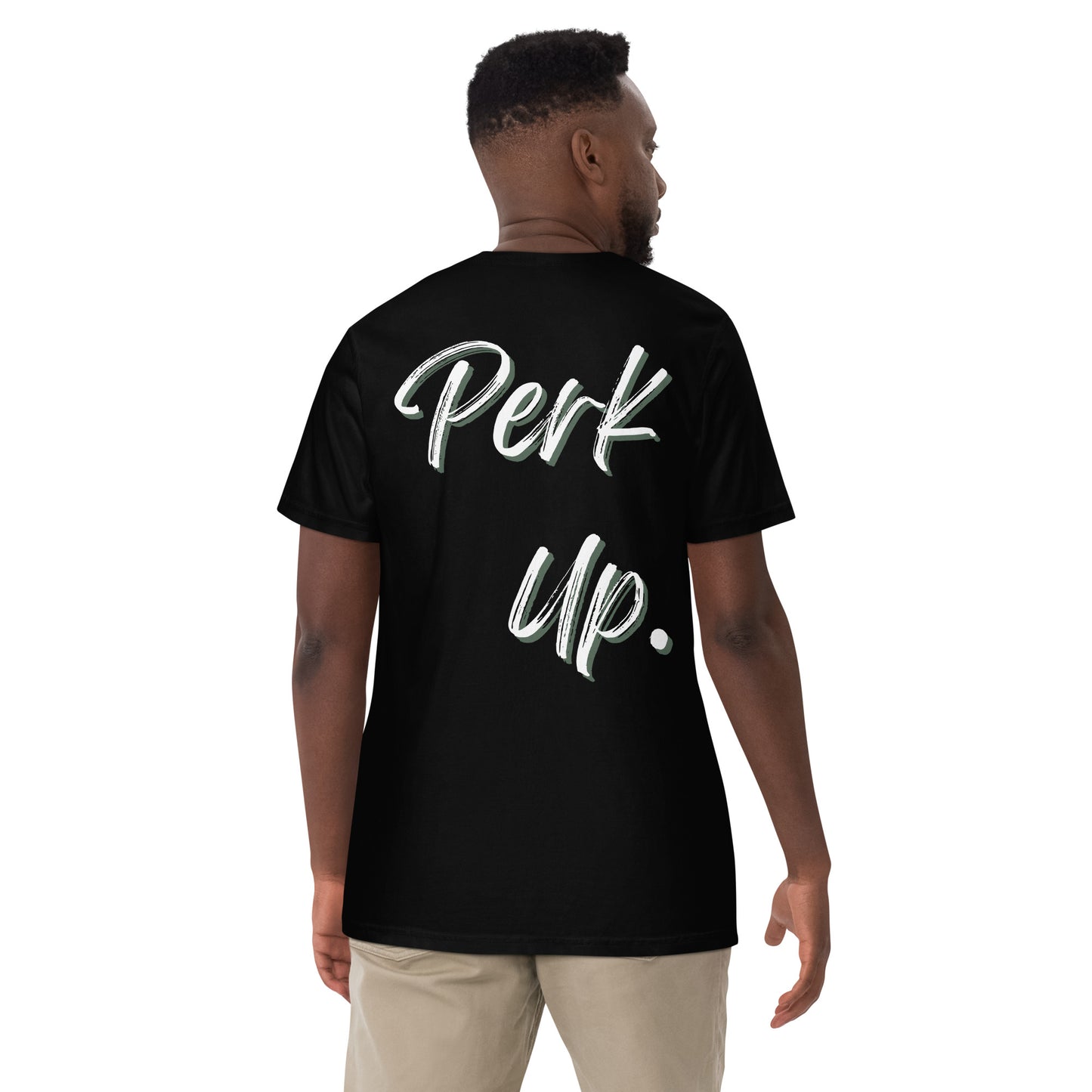 Perk Up! Black Unisex Heavyweight T-Shirt