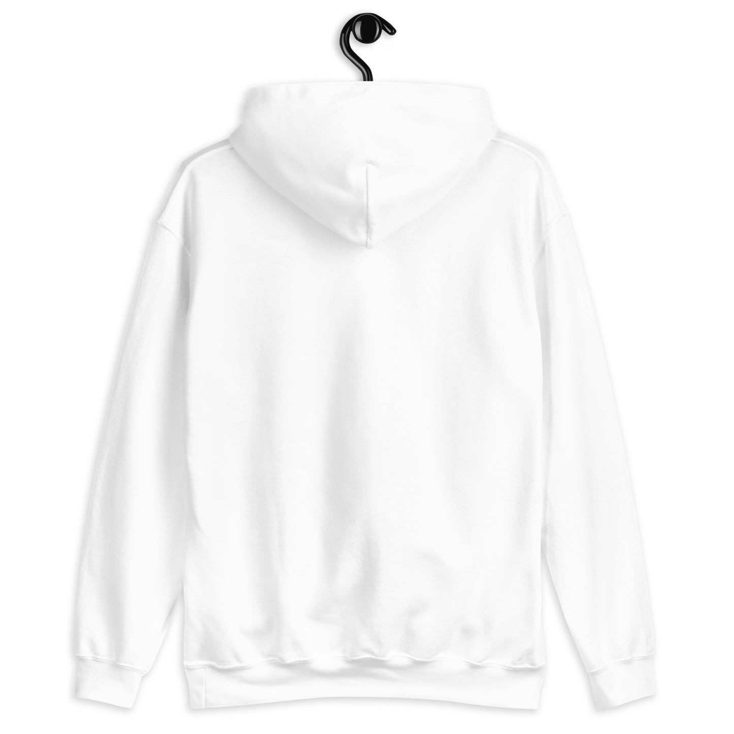 Basic Embroidered Pitchside Unisex Hoodie- White